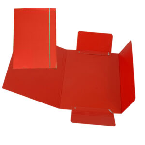 cartellina c/elastico 17x25cm rosso 40l