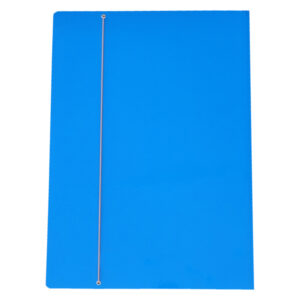 cartellina c/elastico cartone plastificato 35x50cm azzurro 35el