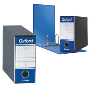 registratore oxford g81 blu dorso 8cm f.to memorandum esselte