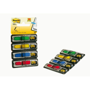 miniset frecce 96 segnapagina post-it index 684-arr3 in 4 colori classici