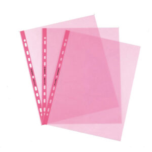 25 buste forate pstel 22x30 rosa liscio favorit