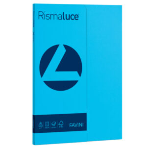 carta rismaluce small a4 200gr 50fg azzurro 55 favini