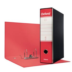 registratore oxford g85 rosso dorso 8cm f.to protocollo esselte