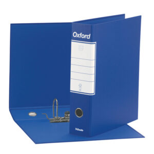 registratore oxford g83 blu dorso 8cm f.to commerciale esselte