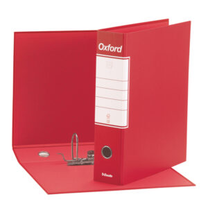 registratore oxford g83 rosso dorso 8cm f.to commerciale esselte