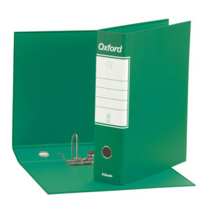 registratore oxford g83 verde dorso 8cm f.to commerciale esselte