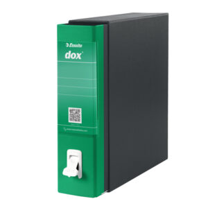 registratore new dox 1 verde dorso 8cm f.to commerciale esselte