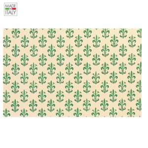 rotolo cartarivesto 50x500cm giglio verde lavabile rex58