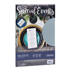 carta metallizzata special events a4 20fg 120gr argento favini