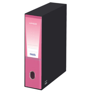 registratore unico c/custodia rosa dorso 8cm f.to protocollo favorit