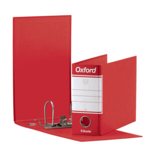 registratore oxford g81 rosso dorso 8cm f.to memorandum esselte