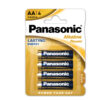 blister 4 pile stilo alkaline aa 1,5v panasonic