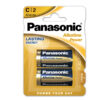 blister 2 pile mezzatorcia alkaline c 1,5v panasonic