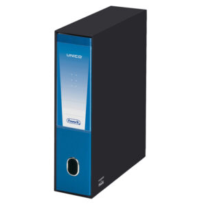 registratore unico c/custodia blu metal dorso 8cm f.to protocollo favorit