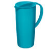 caraffa 1,2lt in ppl con coperchio blu