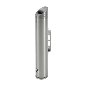 portacenere inox da muro h 48cm