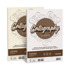 carta calligraphy canvas 100gr a4 50fg bianco 01 favini