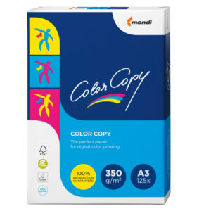 carta bianca color copy a3 297x420mm 350gr 125fg mondi