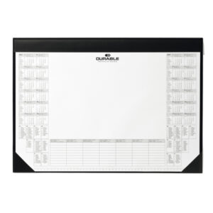 sottomano con 25fg c/calendario biannuale 59x42cm durable