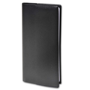 agenda planing italnote s spiralato 8,8x17cm impala nero 2023 quo vadis