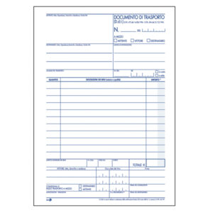 documento di trasporto 150x225mm 50fgx3 copie(mitt-dest-vett) bm