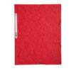 cartella con elastico 24x32cm rosso cartoncino lustre' 425gr