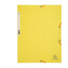 cartella con elastico 24x32cm giallo limone cartoncino lustre' 425gr