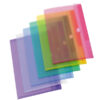 set 12 buste ppl con velcro colori assortiti tarifold