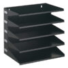 portadocumenti sorter rack 5 scomparti nero durable