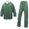 completo impermeabile en304 tg. l verde (giacca+pantalone)