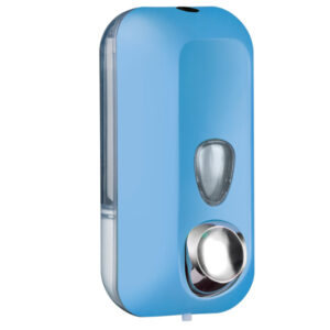 dispenser sapone liquido 0,55lt azzurro soft touch