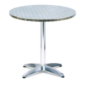 tavolo tondo bar in alluminio d70cm - h70cm