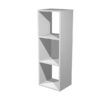 libreria 3 caselle 35,9x29,2cm-h103,9cm grigio alluminio - rainbow