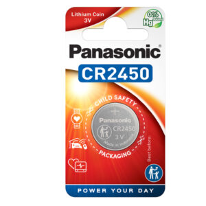 blister micropila litio cr2450 panasonic