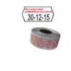 pack 10 rotoli 1000 etich. 26x12mm onda 'da consumarsi...' bianco perm. pr