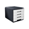 cassettiera 4 cassetti 45mm mydesk bianco arda