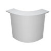 sopralzo angolare 90 reception grigio/metallo - easy