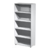 armadio modulare a giorno 90x44cm - h200cm grigio