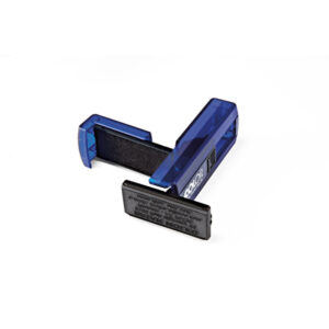 timbro pocket stamp plus 30 18x47mm 5righe autoinchiostrante blu colop