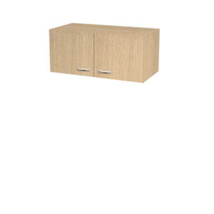 sopralzo a 2 ante 90x45,8cm - h40cm per armadi modulari rovere