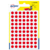 blister 420 etichetta adesiva tonda psa rosso d8mm avery