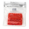 blister 20 portamonete in pvc 5cent rosso