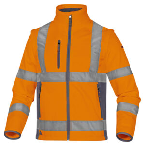 giacca softshell moonlight 2 alta visibilita' arancio fluo tg.m deltaplus