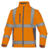 giacca softshell moonlight 2 alta visibilita' arancio fluo tg.xl deltaplus