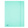 cartella 3l c/elastico ppl pstel azzurro f.to utile 24x33cm favorit