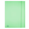 cartella 3l c/elastico ppl pstel verde f.to utile 24x33cm favorit