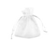 20 sacchetti organza milly 8,5x10cm bianco