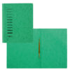 cartellina verde in cartone con pressino fermafogli a4 pagna