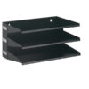 portadocumenti sorter rack 3 scomparti nero durable