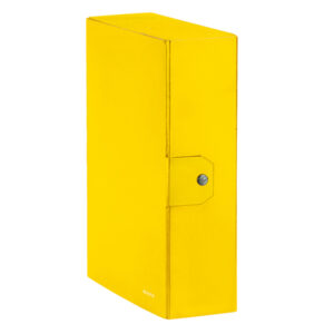 scatola progetto wow dorso 10cm giallo leitz